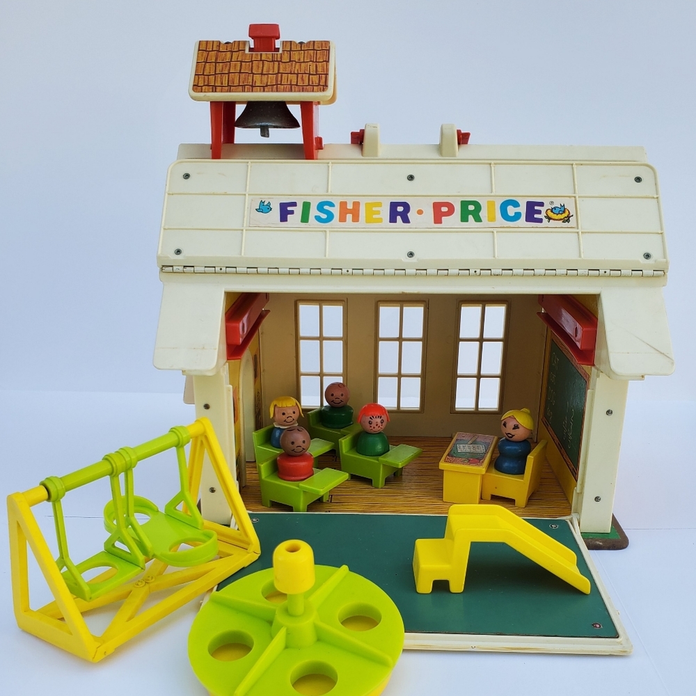1 of 2 Vintage 1970s Fisher Price 923 School